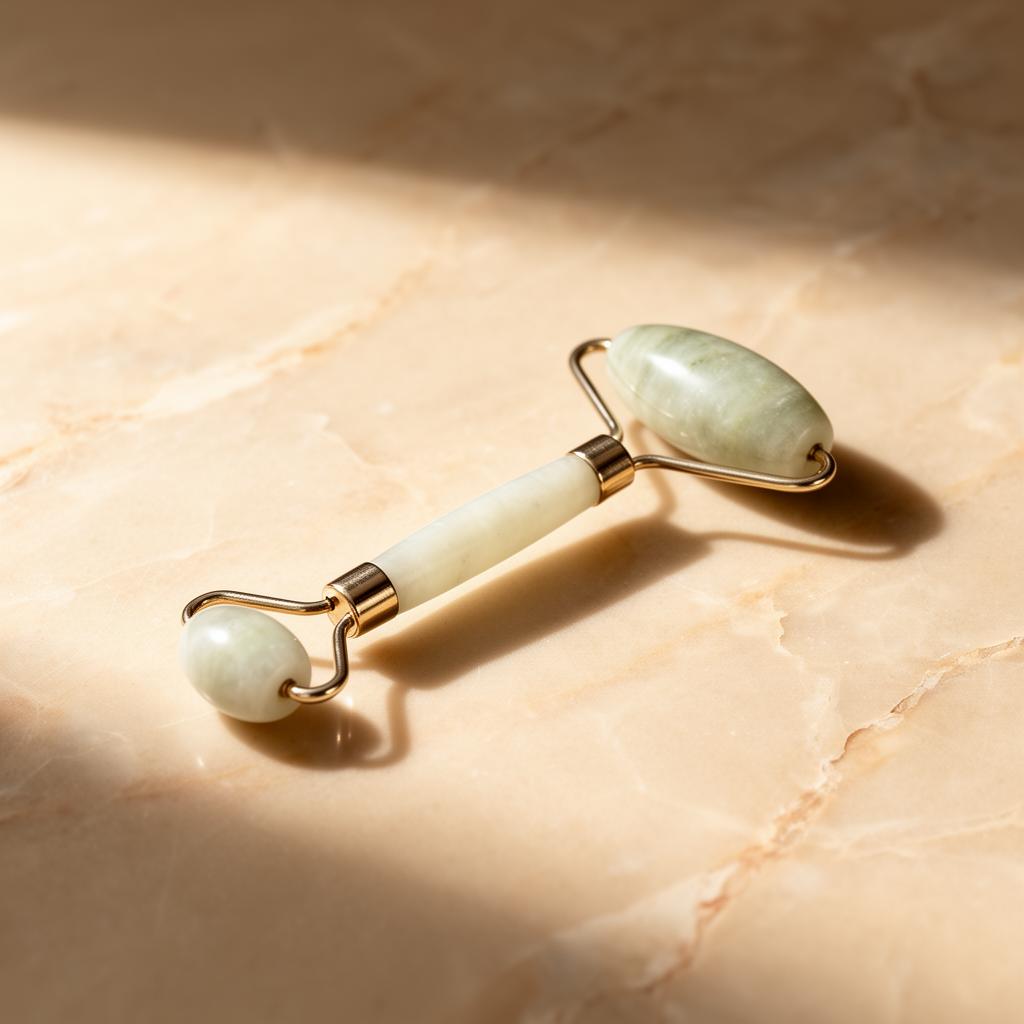 Jade facial roller